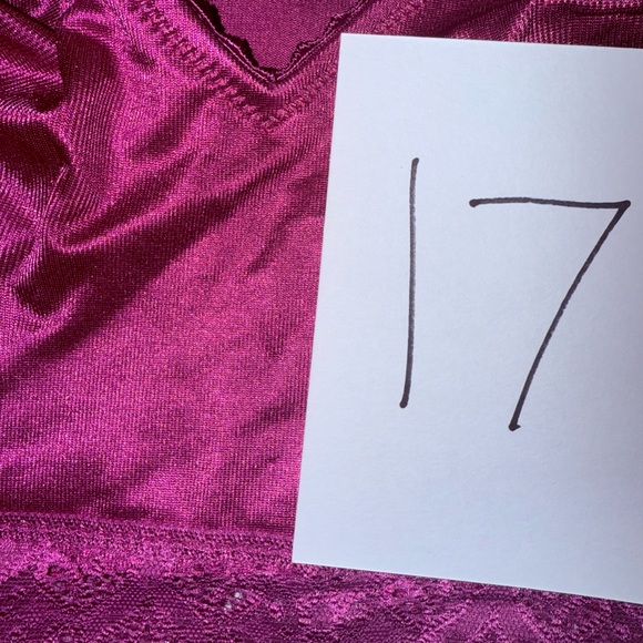 Ruby Ribbon Lace Demiette - Raspberry, size 36 - Picture 3 of 3